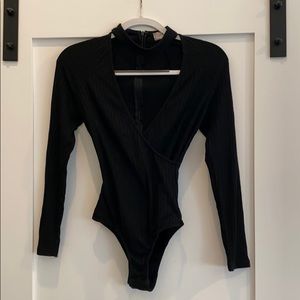 LF Long sleeve choker bodysuit